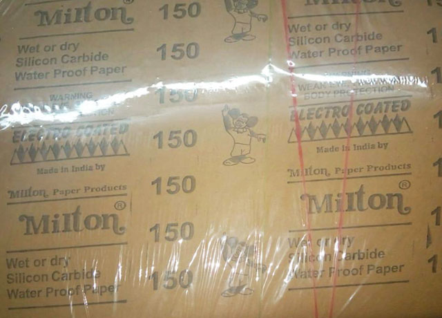 Milton Abrasive Waterproof Paper